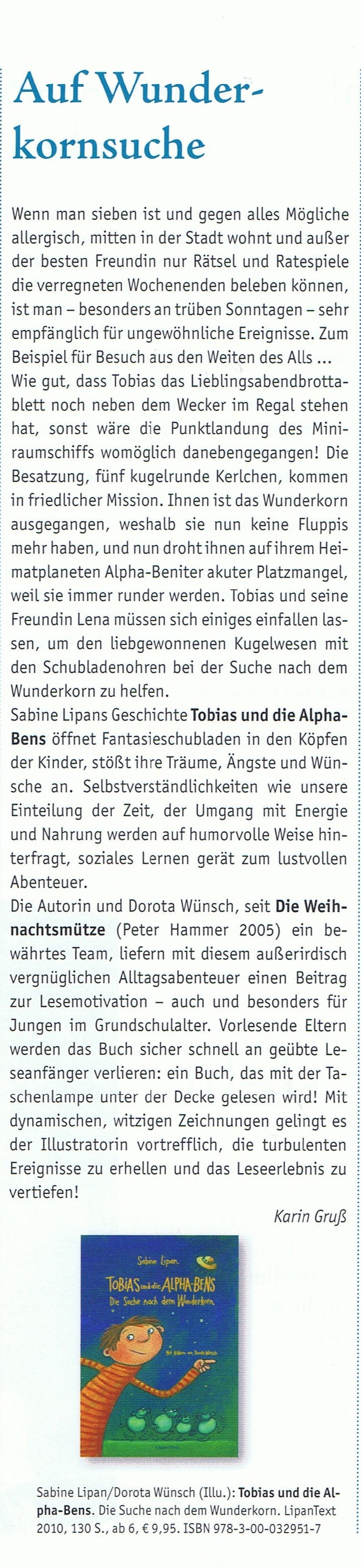 Rezension im Eselsohr März 2011